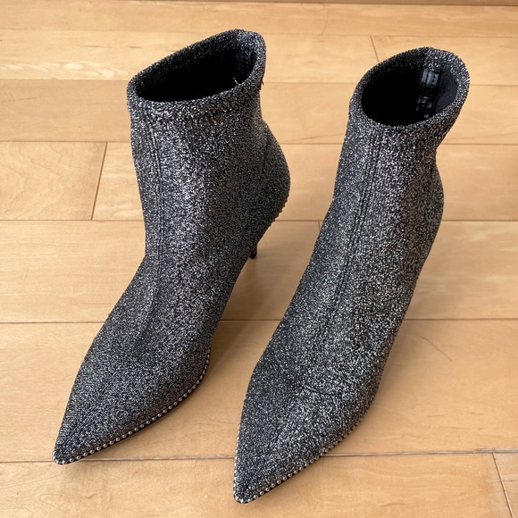 NIB Coach Whitny Lurex metallic booties - Picture 1 of 8